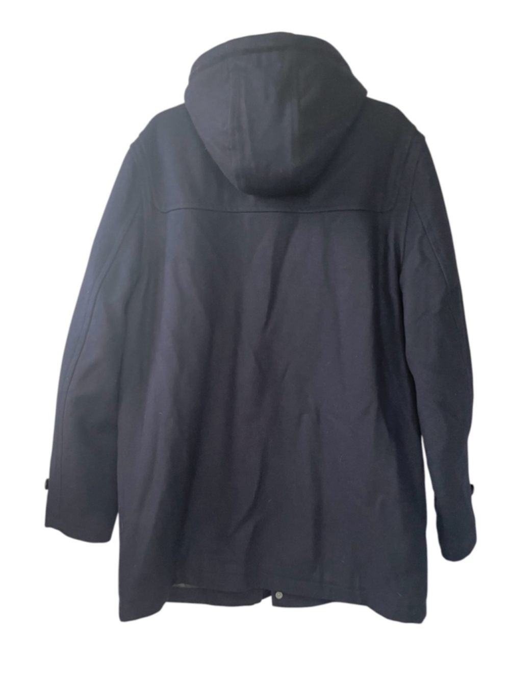 Tommy Hilfiger Men’s Wool Toggle Duffle Coat with Hood Navy Blue L - Picture 8 of 13
